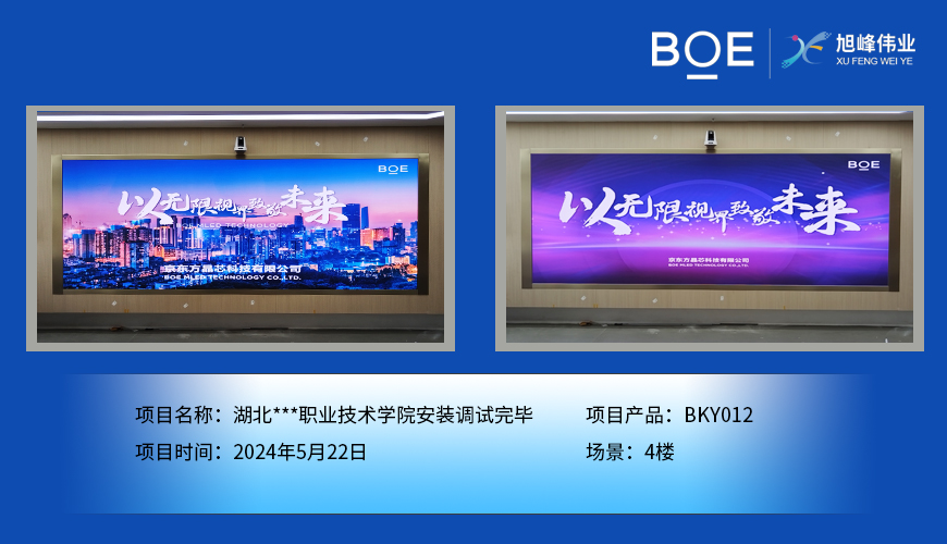 湖北***職業(yè)技術學院安裝調試完畢